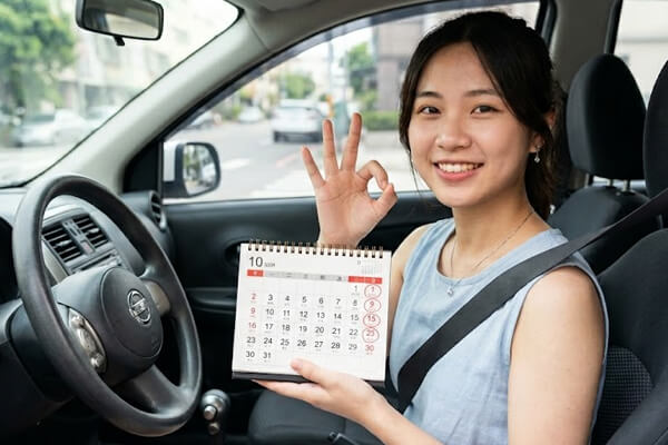 假日週六日皆可安排上課練車